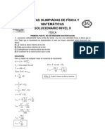 Quintas Olimpiadas de Física y Matemáticas Solucionario Nivel Ii