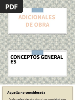 Adicionales de Obra