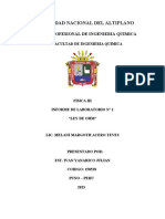 Informe N° 2 LEY DE OHM