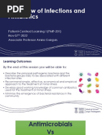 Overview of Infections and Antimicrobials