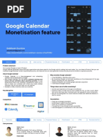 Google Calendar Product Case Study