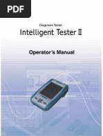 Toyota Tester 2 Scanner Manual