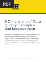 6 Dimensions of Data Quality Examples and Measurement iCEDQ