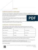 About Parity Groups and Volumes