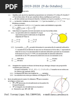 Matemática EI de Octubre