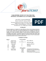 Parametric Study of Volutes For Optimal Centrifugal Fan Impellers