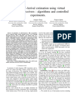 Direction-of-Arrival Estimation Using Virtual Dual-Antenna Receivers: Algorithms and Controlled Experiments