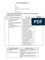 Sesión de Aprendizaje 11 de Julio Mat