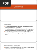 C Adsorption