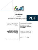 Consultoria Individual Profesiona en Gestion Ambiental 1