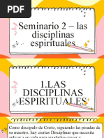 2 Seminario Las Disciplinas Espirituales