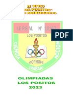 OLIMPIADAS 2023 Positos DELEGADOS LO REAL