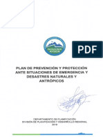 Plan de Prevencion y Proteccion Ante Situaciones de Desastre INFORME VF