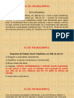 Roteiro Das Aulas - Segunda Unidade - Direito Processual Do Trabalho