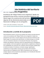 La Construccion Historica Del Territorio de La Republica Argentina Continuemos Estudiando