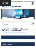 Finanzas Corporativas - Unidad I