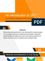 An Introduction To DFT - Bridging & Switch Level Faults