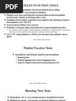 Chapter 41 Lab Evaluation of Haemostasis Part 2