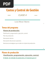 Costos y Control de Gestion - Clase 4