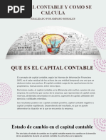 Capital Contable y Como Se Calcula