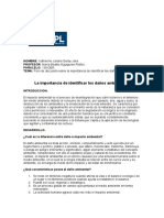 Importancia de La Identificacion de Daños Ambientales