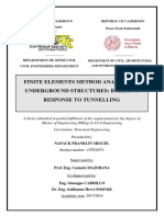 FEM Analysis of Underground Structures