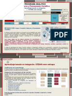 Programa Analítico Fase 6 Secundaria Saberes y Pensamiento STEAM