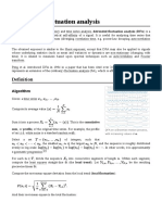 Detrended Fluctuation Analysis