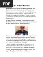 Biografía de Rick Riordan