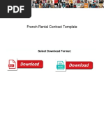 French Rental Contract Template