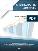 7 - Agust - Buku Panduan Akademik Jurusan Statistika 2019 REVISI 1