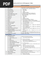 IQ and OQ Check List For OSD Site Utilities