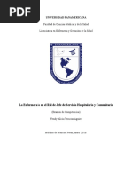 Tema # 1. La Enfermerao en El Rol de Jefe de Servicio Hospitalario y Comunitario