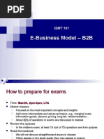 E-Business Model - B2B: ISMT 101