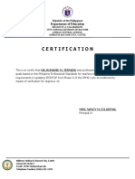 Certification From Ict