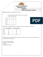 Work Sheet - 4 Grade 9