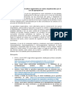 Aplicación de La Agricultura Regenerativa en Suelos Empobrecidos Por El Uso de Agroquímicos