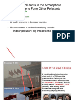 Some Pollutants in The Atmosphere Combine To Form Other Pollutants