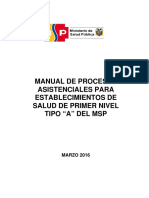 Manual de Procesos Primer Nivel Tipo A