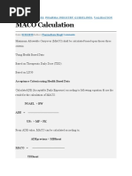 Maco Caliculation