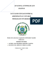 INFORME - Arat Brahaman Ordoñez Valdivia - STEFANO - UNIVERSIDAD NACIONAL AUTONOMA DE ALTO AMAZONAS