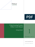 5-Step Investing Formula Online Course Manual: Section 1 of 11