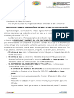 Orientaciones para La Elaboración de Informes Descriptivos de Evaluación