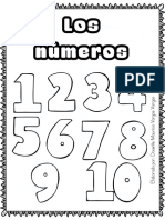 Los Números 1 2 3 4 5 6 7 8 9 10