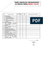 FORM Checklist Rekam Medis Rawat Jalan