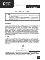 Light Emitting Diodes: Figure 1: Schematic Diagram of An LED