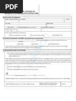 Request For Gender Change On Driver'S License/Identification Card