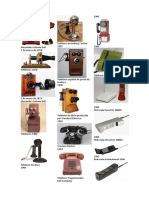 Linea de Tiempo de Telefonos