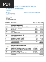 Projexel Engineering B Ncube Quote