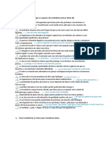 Exercício - Alimentos e Características - Roda Dos Alimentos